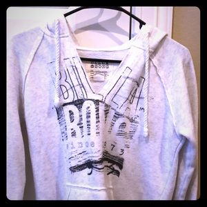BillaBong Black and Grey Sweater